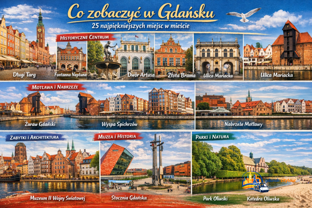 Co zobaczyć w Gdańsku – 25 najpiękniejszych miejsc w mieście