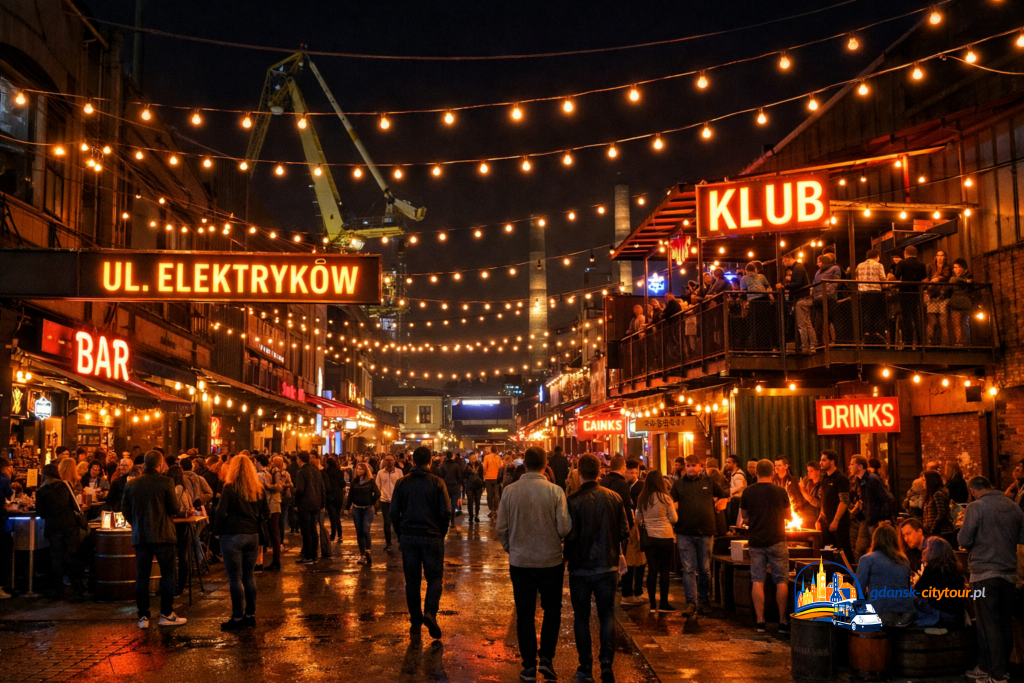 ulica Elektrykow Street in Gdansk
